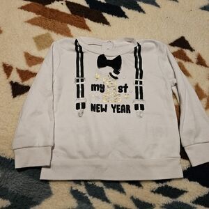 Kids' White 'My 1st New Year' Long Sleeve Shirt